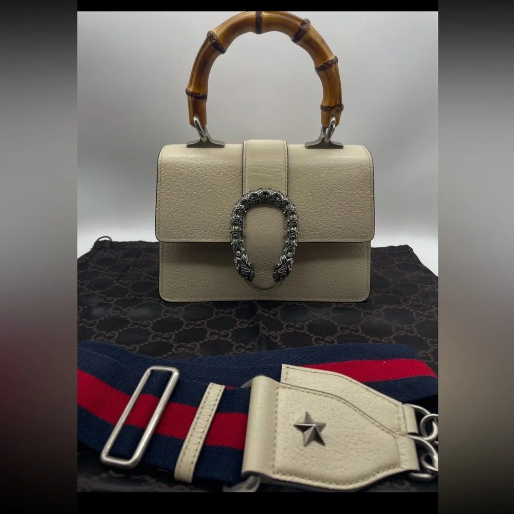Gucci Dionysus Bamboo Top Handle Bag - Picture 1 of 17